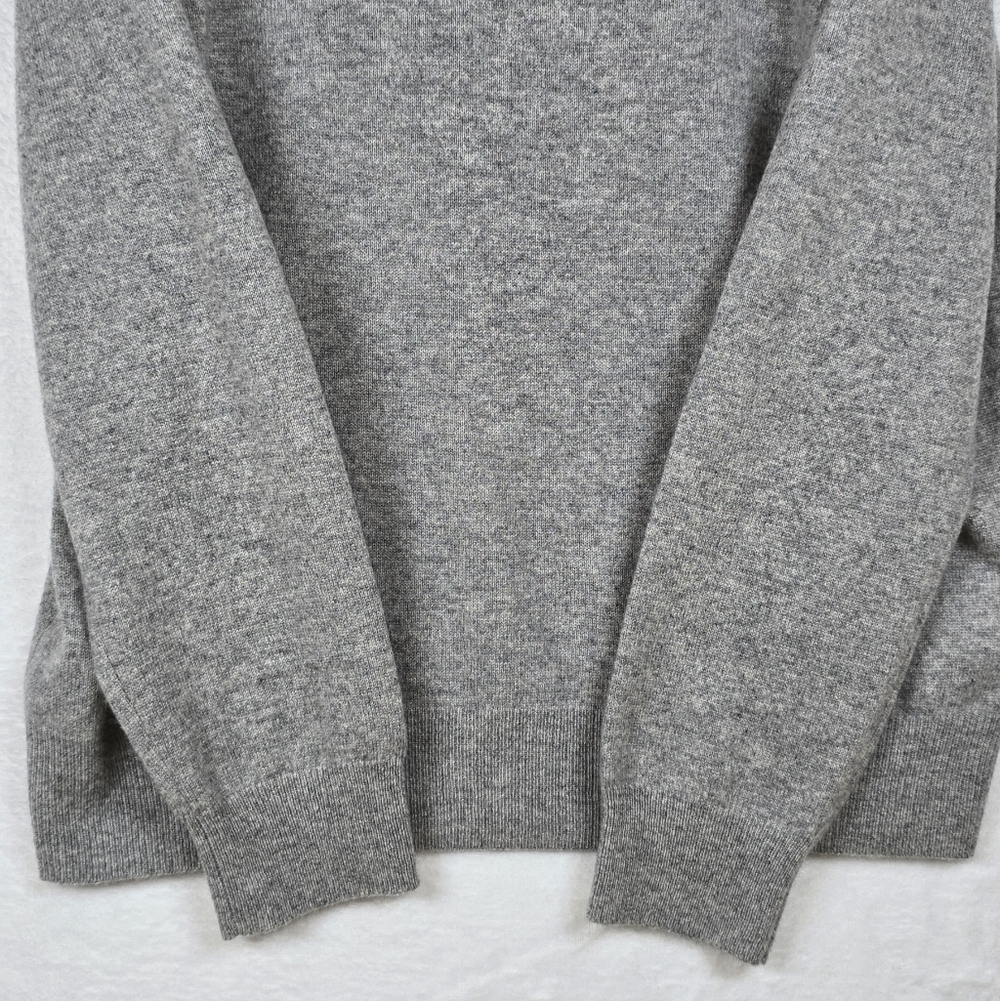 Polo Ralph Lauren Cashmere Sweater Crewneck Pull Over Minimalist Men's Sz.L - Picture 4 of 11